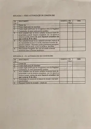 Plan loc de parcare Sector 4