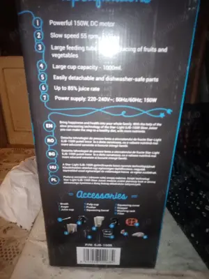 Vând storcator de fructe. Folosit o singura data  - imagine 3