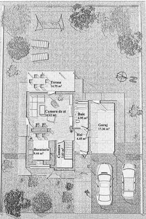 Casa individuala cu CF, 139 mp, 436mp teren, ansamblu privat, Dezmir