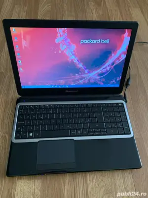 Laptop Packard-bell Slim Display 15,6 Led,Windows 10 Pro,4gb ram ddr3,500gb m perfect functional. - imagine 2