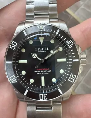 Tisell Submersible 40 mm Automatic Diver 200 m