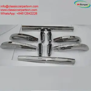 Saab 96 (1965-1975) longnose bumpers by stainless steel new - imagine 4