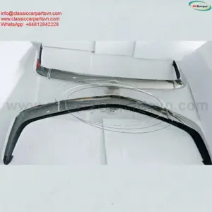 Simca 1200S coupé Bertone (1967-1971) bumpers by stainless steel new 