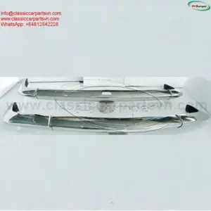 Simca 1200S coupé Bertone (1967-1971) bumpers by stainless steel  - imagine 4