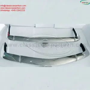 Simca 1200S coupé Bertone (1967-1971) bumpers by stainless steel  - imagine 2