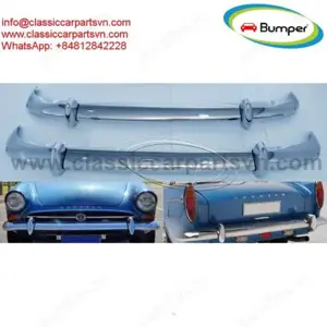 Sunbeam Alpine Series 4, Series 5 (1964-1968) and Sunbeam Tiger (1964-1967) bumpers without rubber 