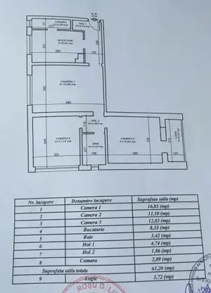  Apartament 3 camere | Bulevardul Republicii | Etaj 6 7 cu lift | 65 - imagine 9