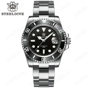 Steeldive SD1953 Submariner 41mm Diver 30ATM Seiko NH35 - imagine 2