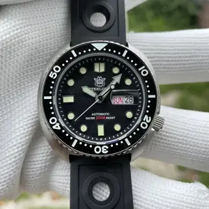 Steeldive SD1972 V2 Diver 20Bar 45mm Calendar Dublu Seiko NH36 Captain Willard Apocalypse Now - imagine 3