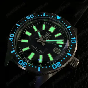 STEELDIVE 62mas Sapphire seiko Japan NH35 200M Diver 42mm - imagine 3