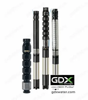 Pompa Submersibila industriala GDX GKP 1  kW - 11 ROTORI - imagine 3