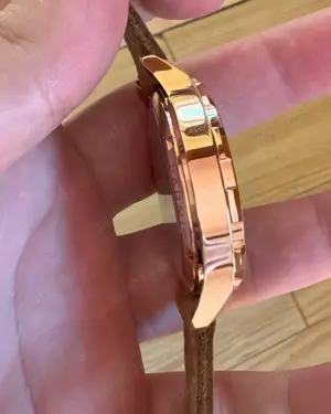 Parnis Pilot 44 mm Safir Manual Unitas 6497 Small Second Roze - imagine 4