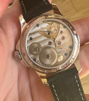 Parnis Pilot 44 mm Safir Manual Unitas 6497 Small Second - imagine 2