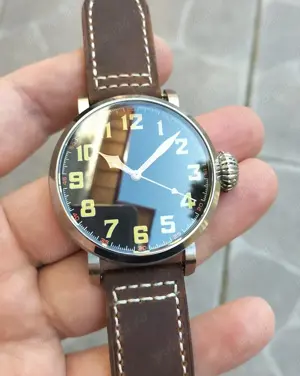 Diver 200 m Pilot Flieger Automat Seiko NH35 Safir 47 mm - imagine 3