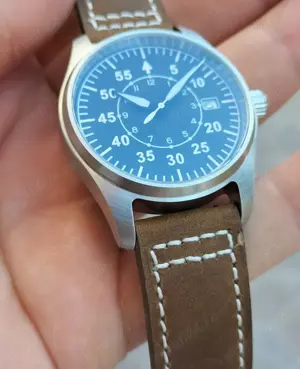 Ceas Diver 200m Pilot Flieger Automatic Seiko NH35 Safir 39 mm - imagine 2