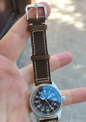 Ceas Diver 200m Pilot Flieger Automatic Seiko NH35 Safir 39 mm - imagine 5