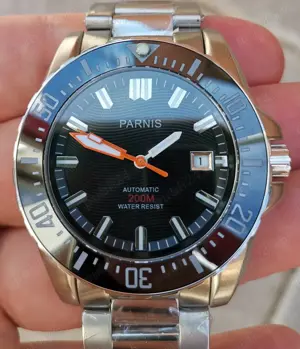 Parnis Seamaster 200 m japonez Automatic 43 mm