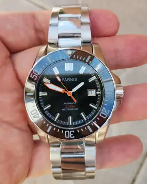 Parnis Seamaster 200 m japonez Automatic 43 mm - imagine 2