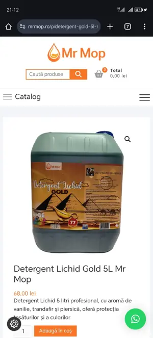 Balsam de rufe 5L   Detergent rufe 5L   Mr Mop  - imagine 2