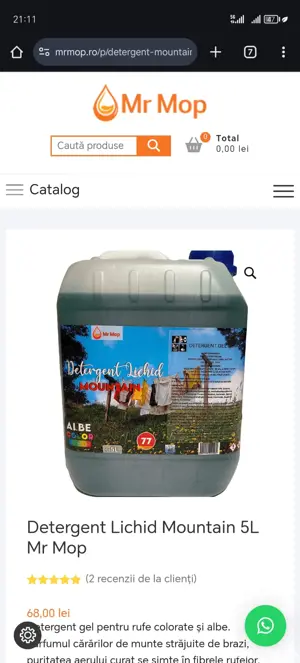 Balsam de rufe 5L   Detergent rufe 5L   Mr Mop  - imagine 4
