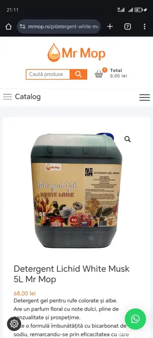 Balsam de rufe 5L   Detergent rufe 5L   Mr Mop  - imagine 3