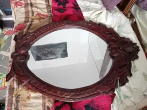 Oglindă vintage lucrată manual 1979