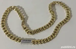 lant cubanez si lant mai mic vand aur de 14 carate din colectia personala - imagine 3