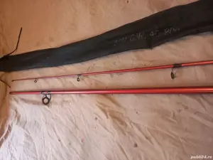 Lanseta 3m, Diamant Alb actiune 80g,  mulineta Caperlan M50  - imagine 3