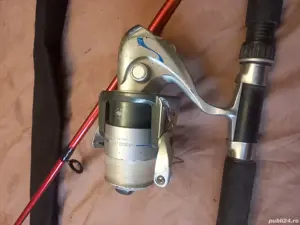 Lanseta 3m, Diamant Alb actiune 80g,  mulineta Caperlan M50  - imagine 4