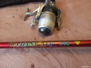 Lanseta 3m, Diamant Alb actiune 80g,  mulineta Caperlan M50  - imagine 2