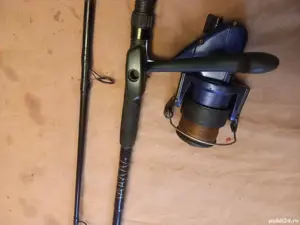Lanseta*** 3m carbon LiveFish , mulineta 8000,  - imagine 3