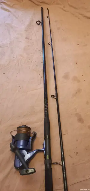 Lanseta*** 3m carbon LiveFish , mulineta 8000, 
