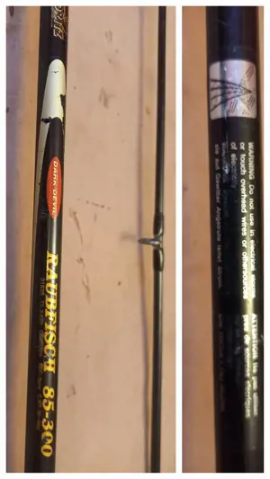 Lanseta 3m carbon Moritz Dark, mulineta DAM Quick 330 - imagine 2