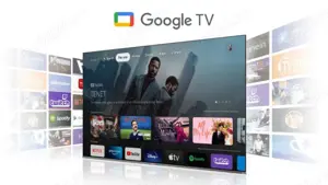 Smart TV TCL QLED 55C745, 139 cm, Smart Google TV, 4K Ultra HD, garantie