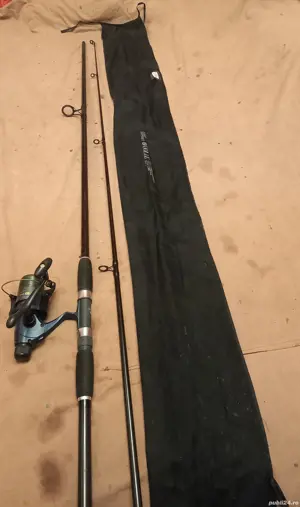 Lanseta 3,6m EnergoTeam Lux Boilie , mulineta DAM Quick 500, 3 rulmenti 