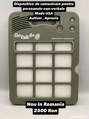 GoTalk 9+ dispozitiv comunicare autism