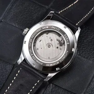 Parnis 42 mm Automatic Seagull Small Second - imagine 3