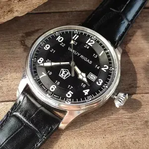 Vakuy Rigas 44 mm German Pilot Automatic Seiko Nh35