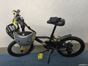 Bicicleta BTWIN Dark Hero 500 16" copii 4-6 ani