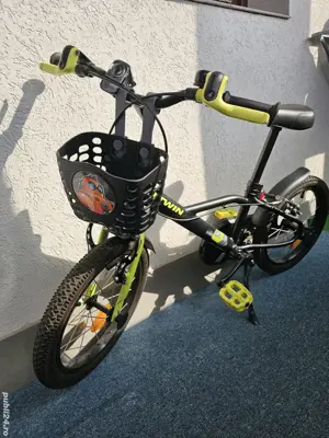 Bicicleta BTWIN Dark Hero 500 16" copii 4-6 ani - imagine 2