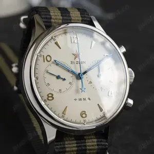 Ceas 1963 Polit Cronograf ST1901 Mecanic Air Force 40mm Safir Seagull Tianjin
