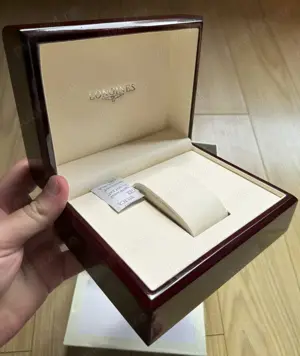 Cutie ceas Longines calitate ridicata din lemn - imagine 3