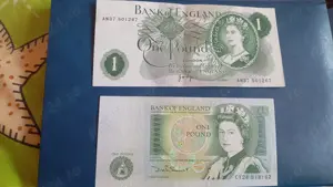 Vand 3 bancnote britanice de câte 1 lira fiecare - imagine 4