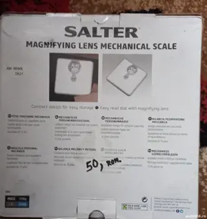 Cantar de Baie "SALTER" Max 130 Kg - imagine 2