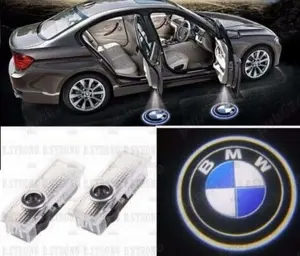 Proiectoare logo portiera BMW set 2 bucati pentru 2 usi holograma led - imagine 5