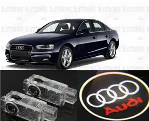 Set 2 buc proiectoare logo portiera AUDI plug&play dedicat proiectie holograma pe asfalt. - imagine 5