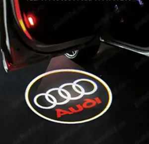 Set 2 buc proiectoare logo portiera AUDI plug&play dedicat proiectie holograma pe asfalt. - imagine 7