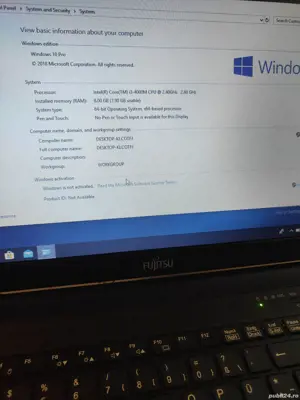 Fujitsu Lifebook i3 2,4ghz RAM 8GB DDR3 HDD 500gb ieftin  - imagine 5