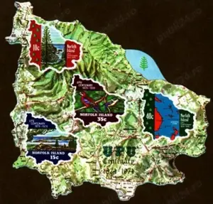 Timbre scumpe  - Timbre Centenar U.P.U. 1974 - OUTRE MER (1) - imagine 5