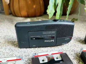 Walkman casetofon minicasete jucarie Philips Executive Professional Pocket Memo 598 Voice Recorder